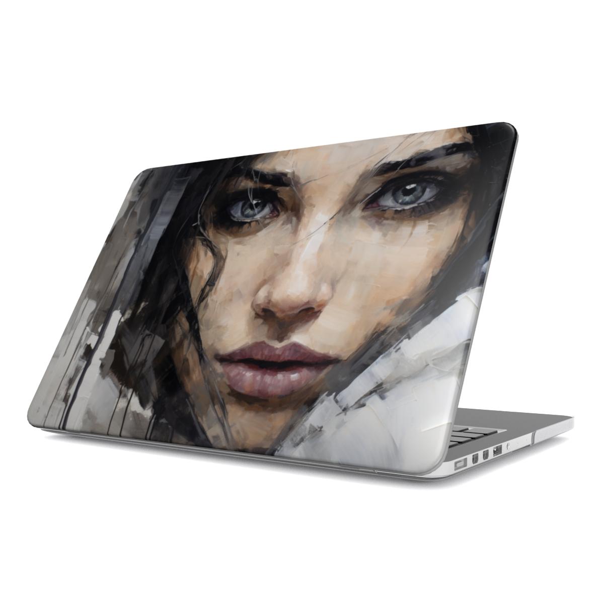 Abstract Portrait MacBook Case