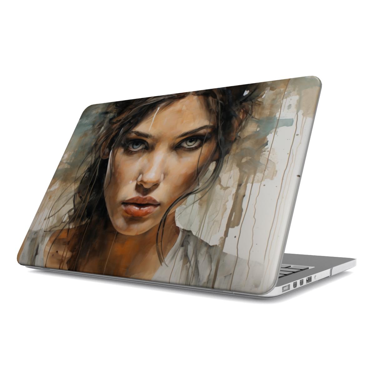 Abstract Portrait MacBook Case