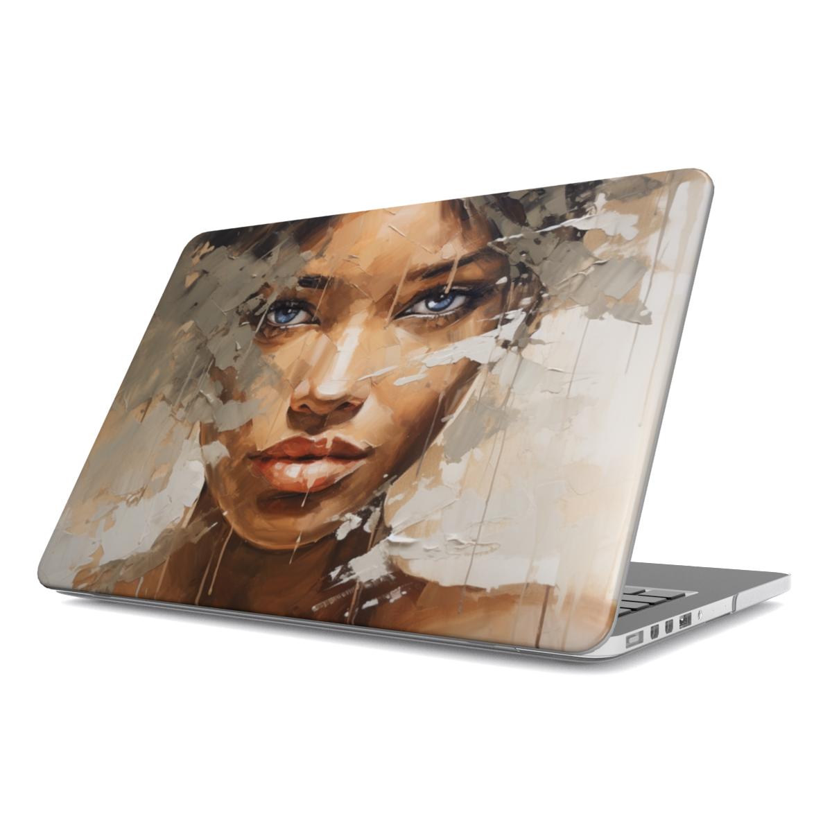 Abstract Portrait MacBook Case