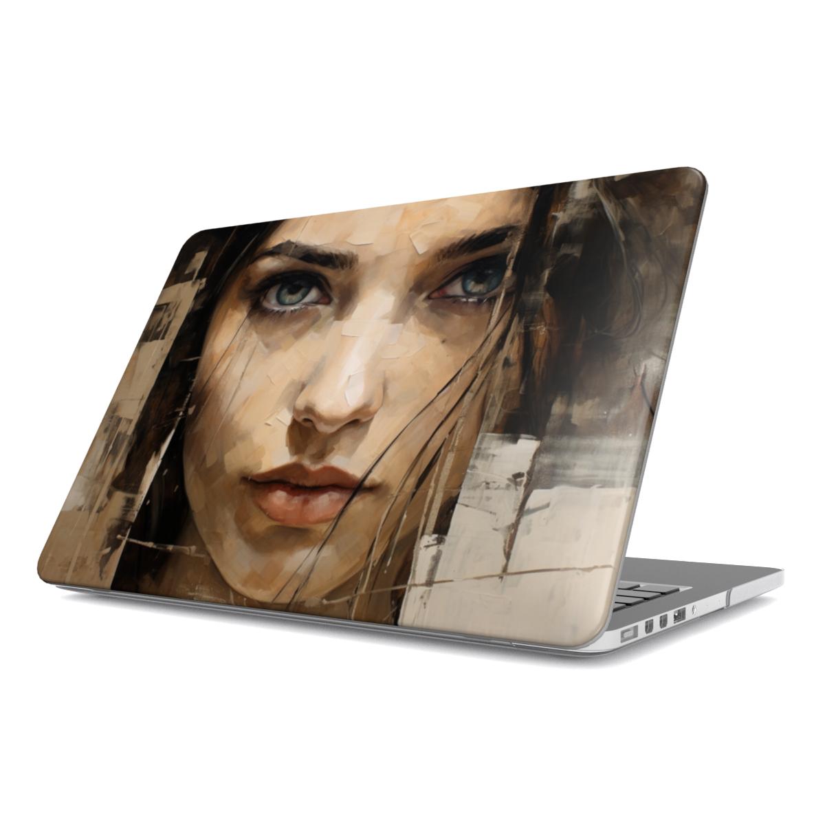 Abstract Portrait MacBook Case