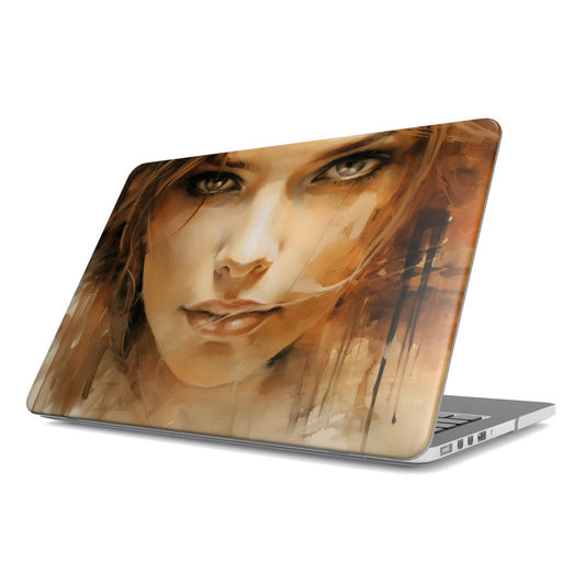 Abstract Portrait MacBook Case