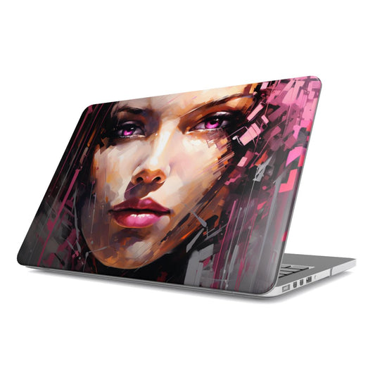 Abstract Portrait MacBook Case