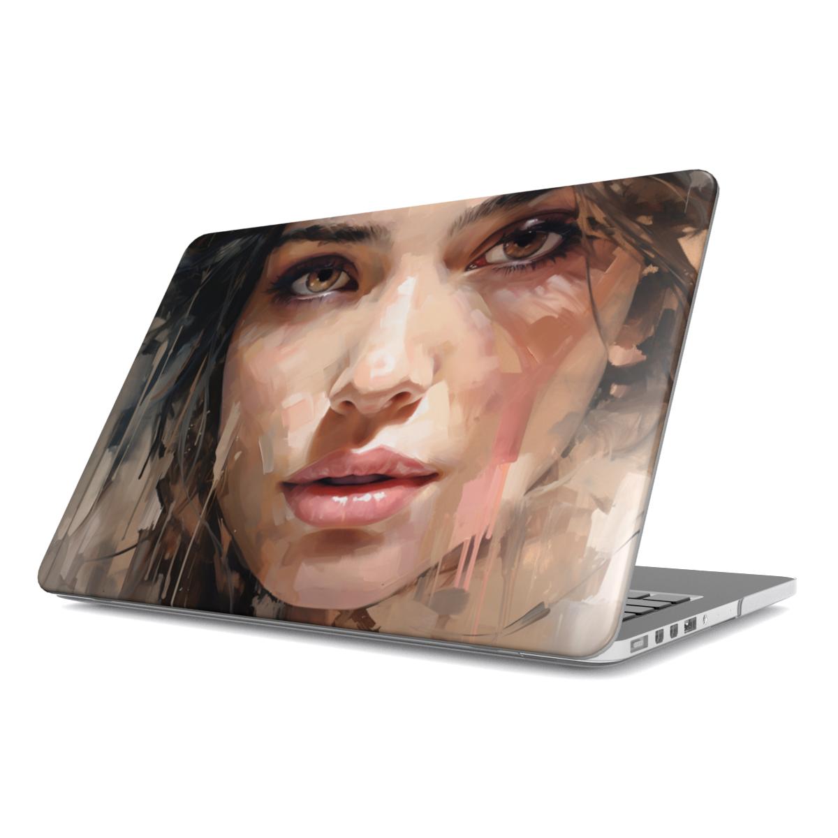 Abstract Portrait MacBook Case