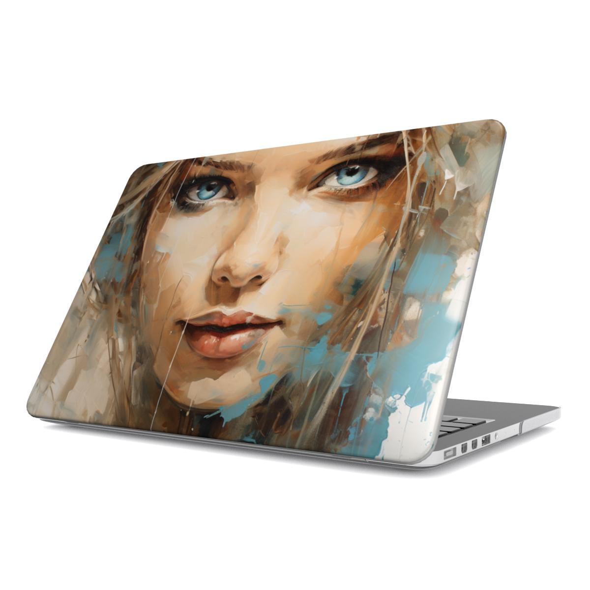 Abstract Portrait MacBook Case