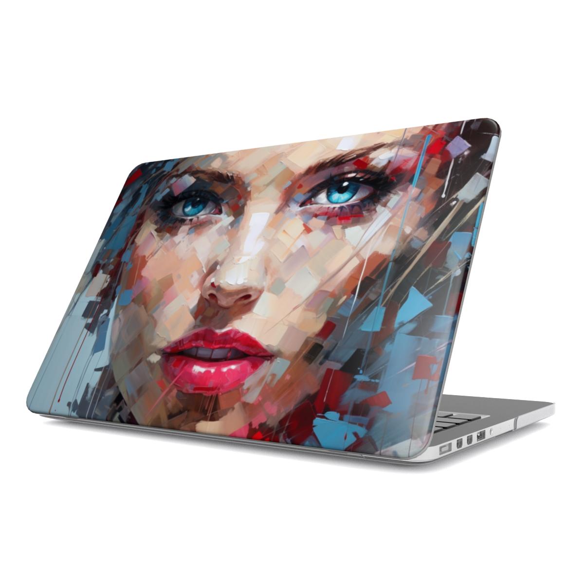 Abstract Portrait MacBook Case