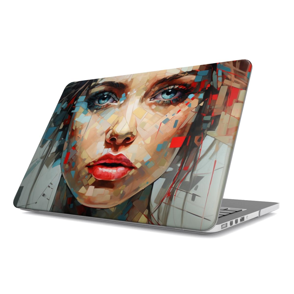 Abstract Portrait MacBook Case