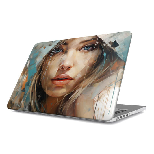 Abstract Portrait MacBook Case