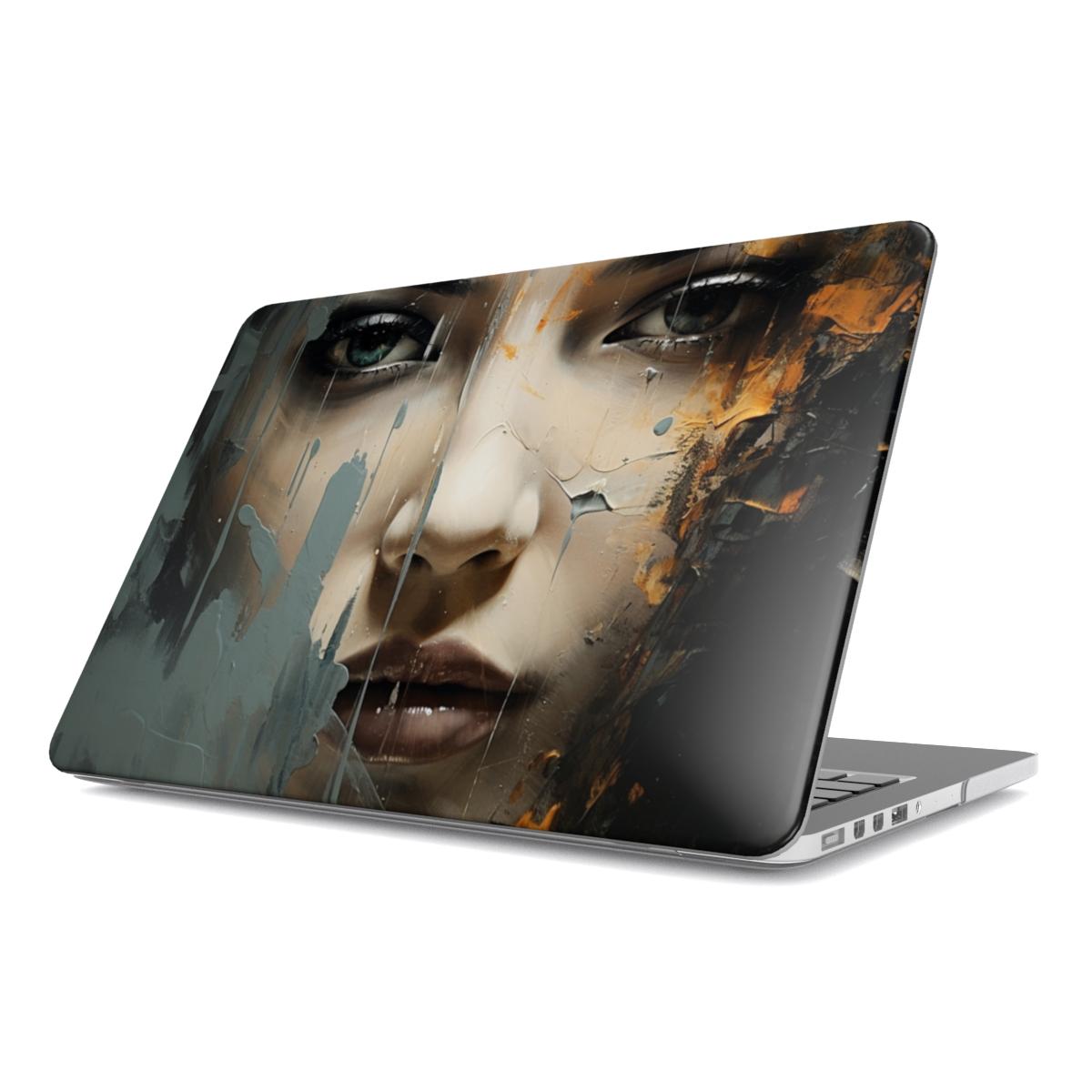 Abstract Portrait MacBook Case