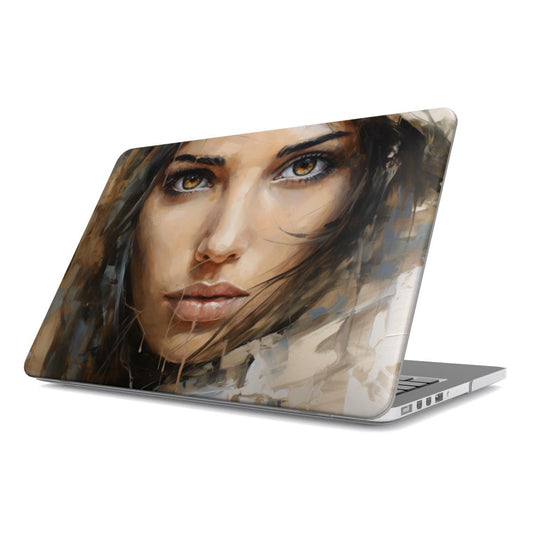 Abstract Portrait MacBook Case