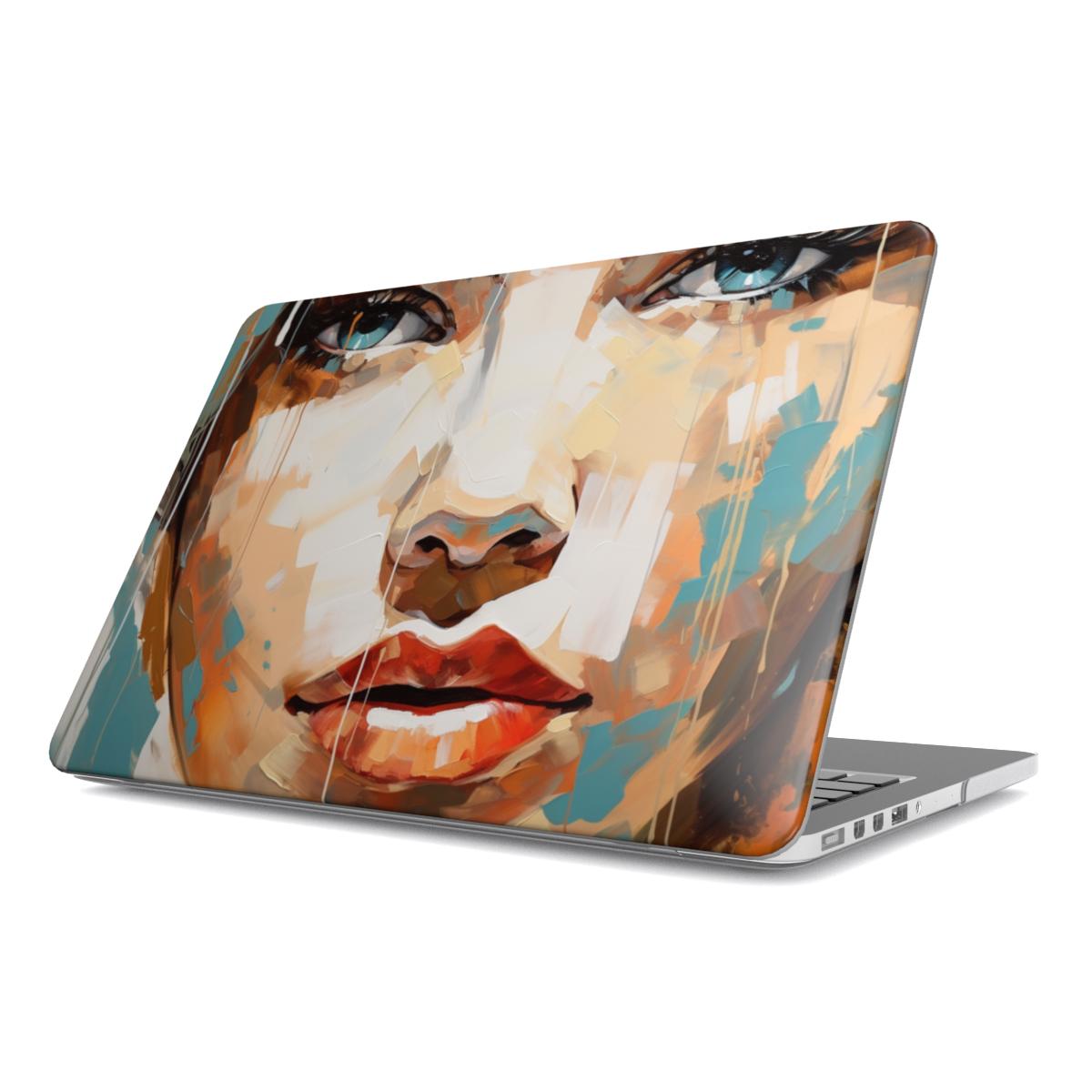 Abstract Portrait MacBook Case