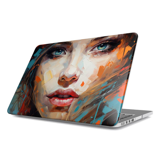 Abstract Portrait MacBook Case