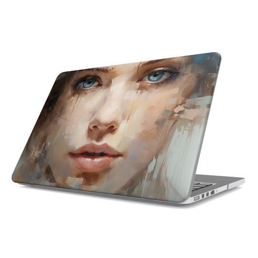 Abstract Portrait MacBook Case