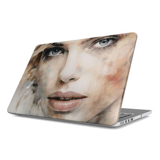 Abstract Portrait MacBook Case