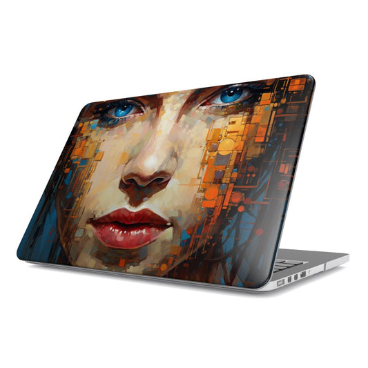 Abstract Portrait MacBook Case