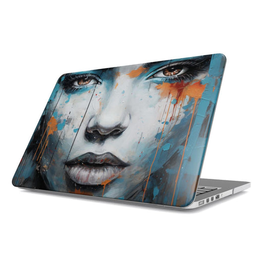 Abstract Portrait MacBook Case