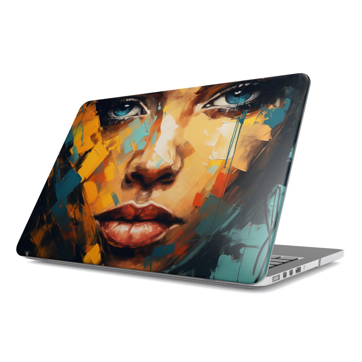 Abstract Portrait MacBook Case