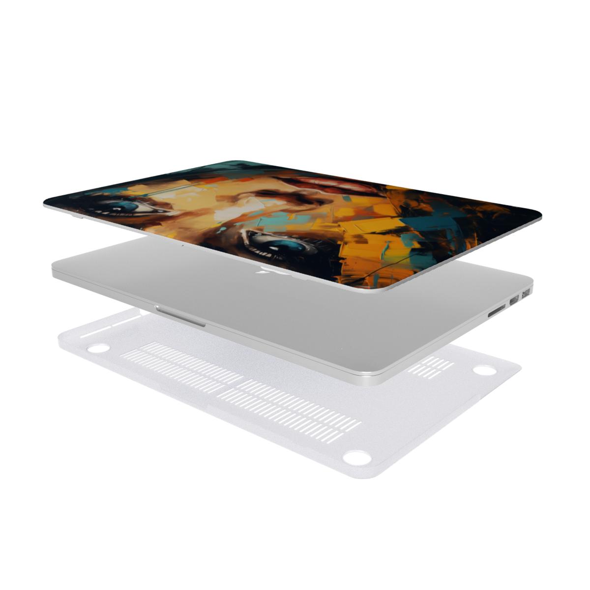 Abstract Portrait MacBook Case