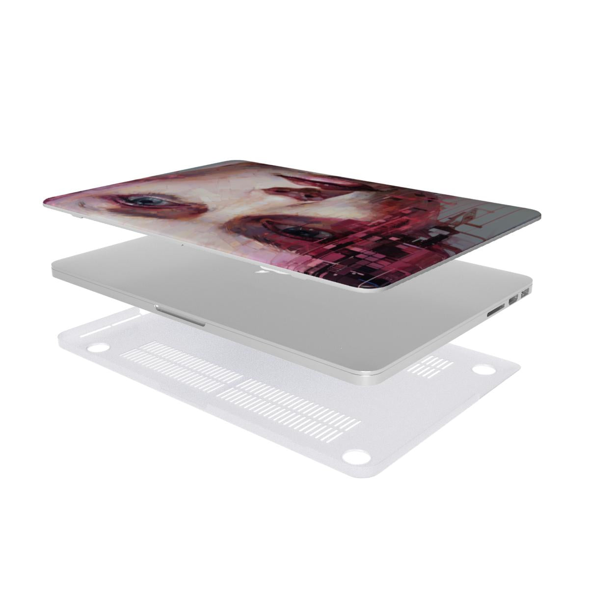 Abstract Portrait MacBook Case