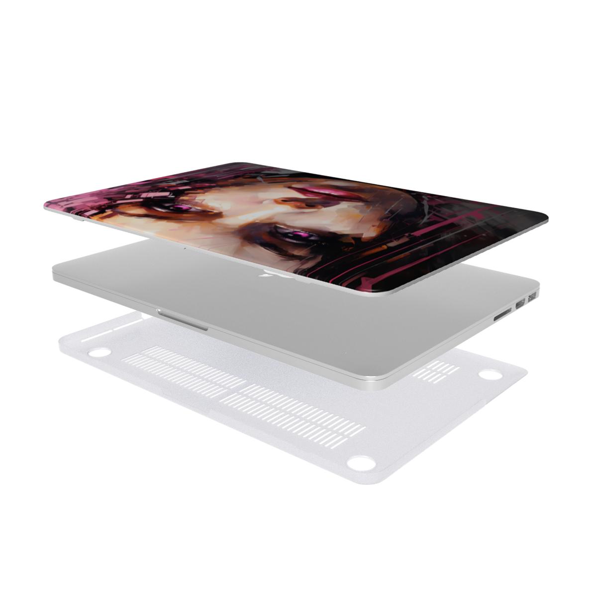 Abstract Portrait MacBook Case