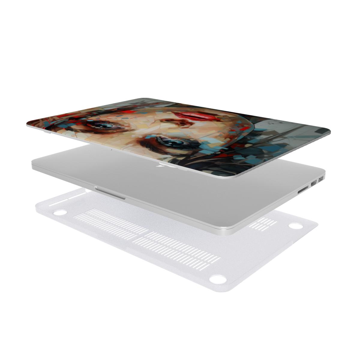 Abstract Portrait MacBook Case