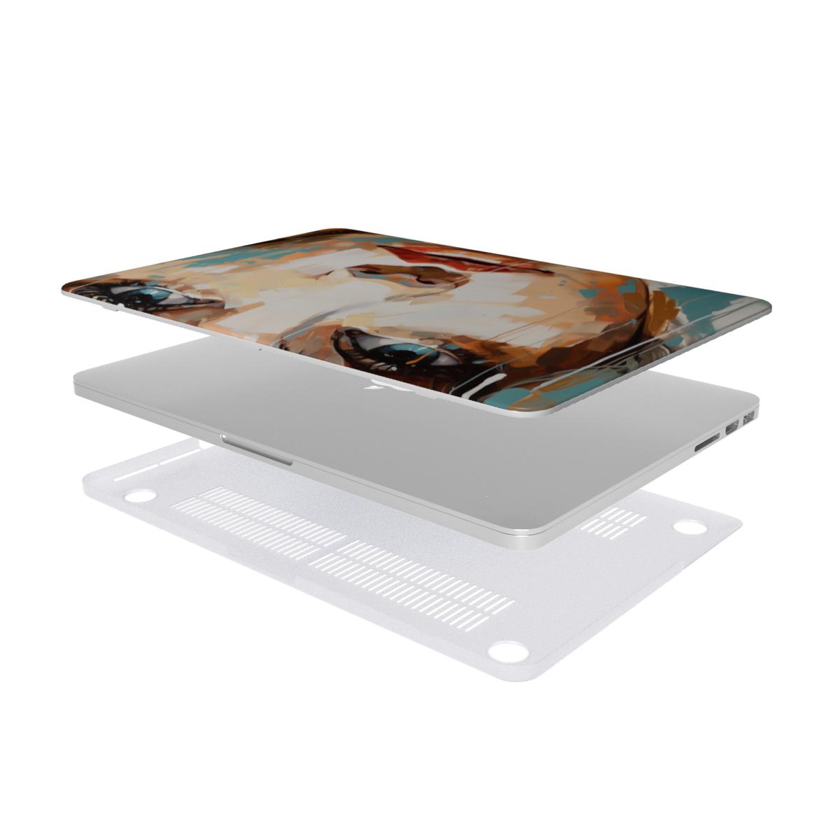 Abstract Portrait MacBook Case