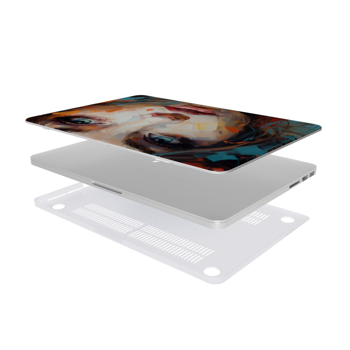 Abstract Portrait MacBook Case