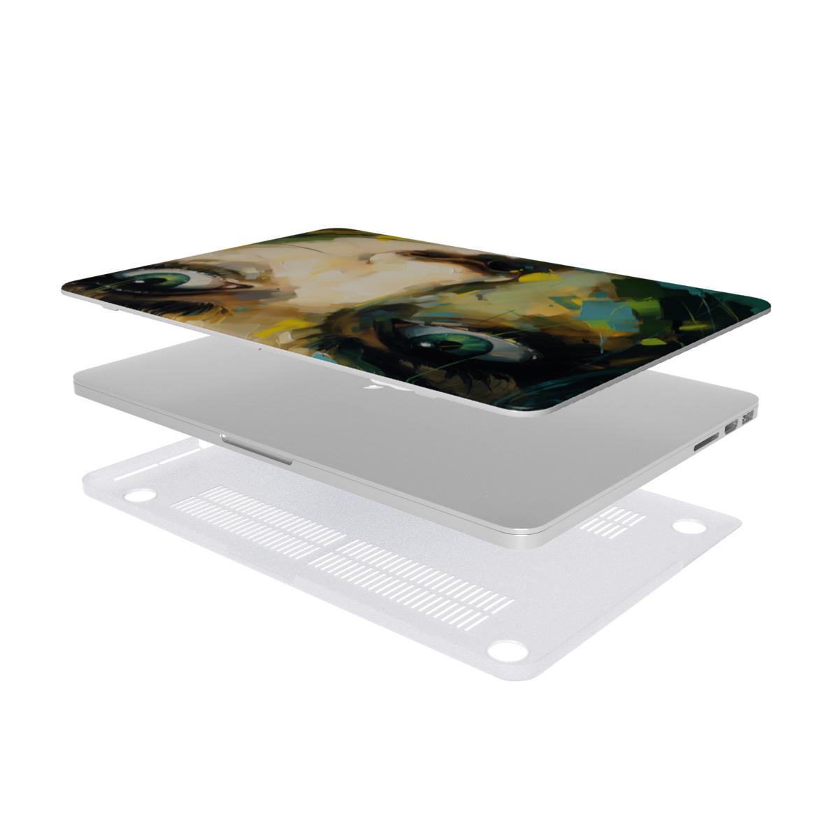 Abstract Portrait MacBook Case