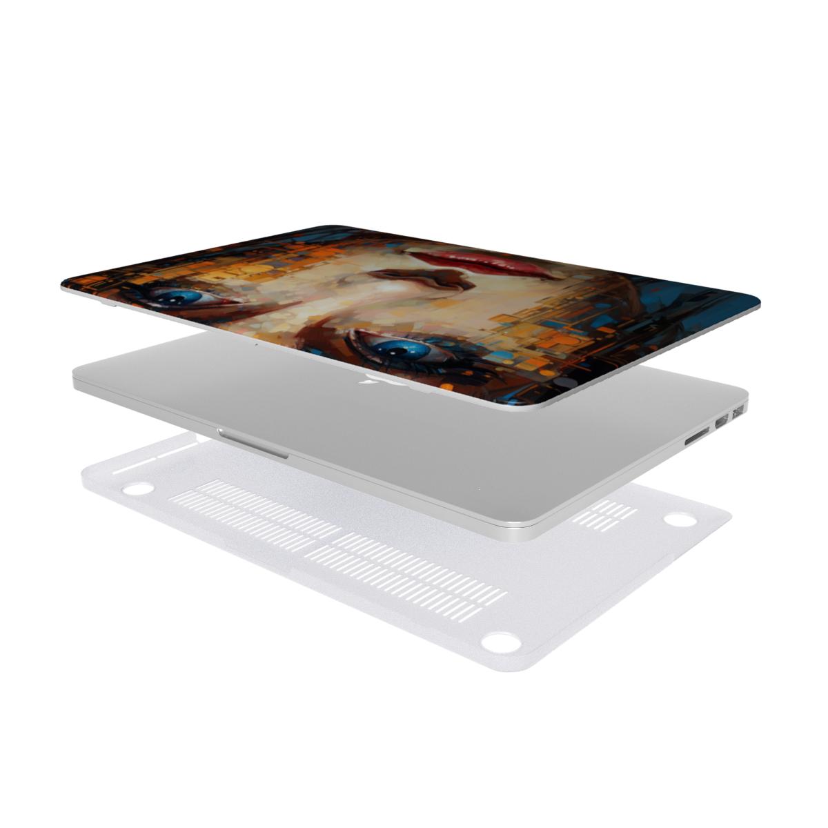 Abstract Portrait MacBook Case