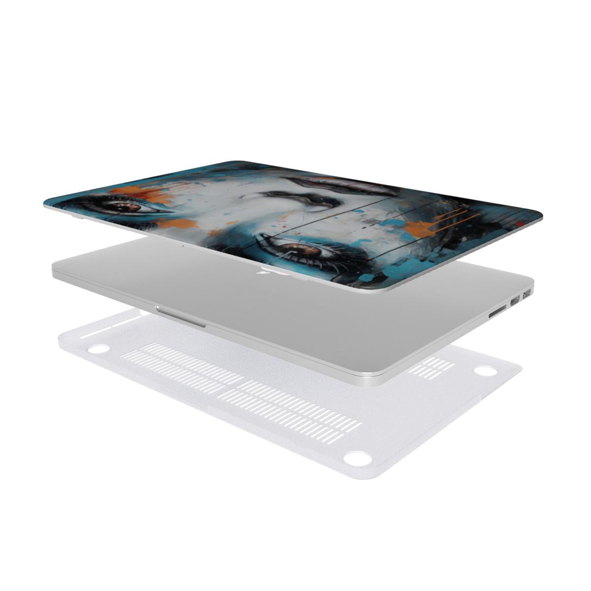 Abstract Portrait MacBook Case