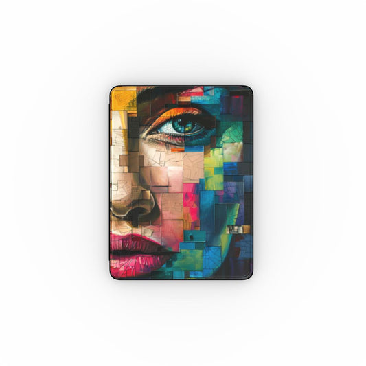 Het abstracte Hoesje van het Portret iPad