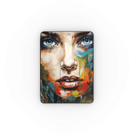 Abstract Portrait iPad Case