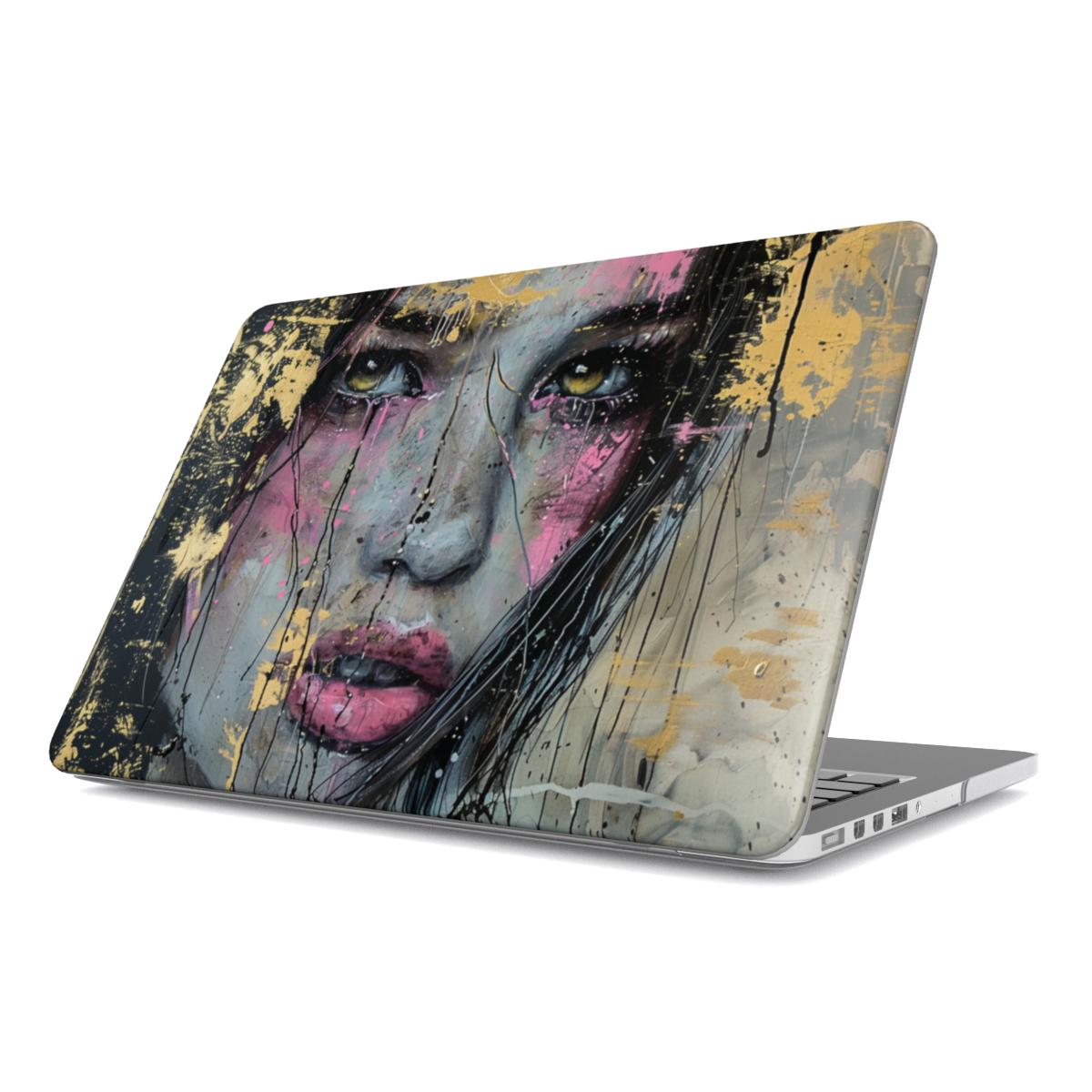 Abstract Portrait MacBook Case