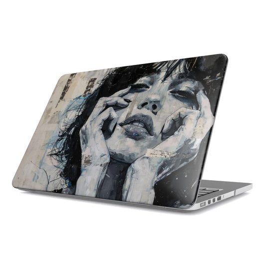 Abstract Portrait MacBook Case