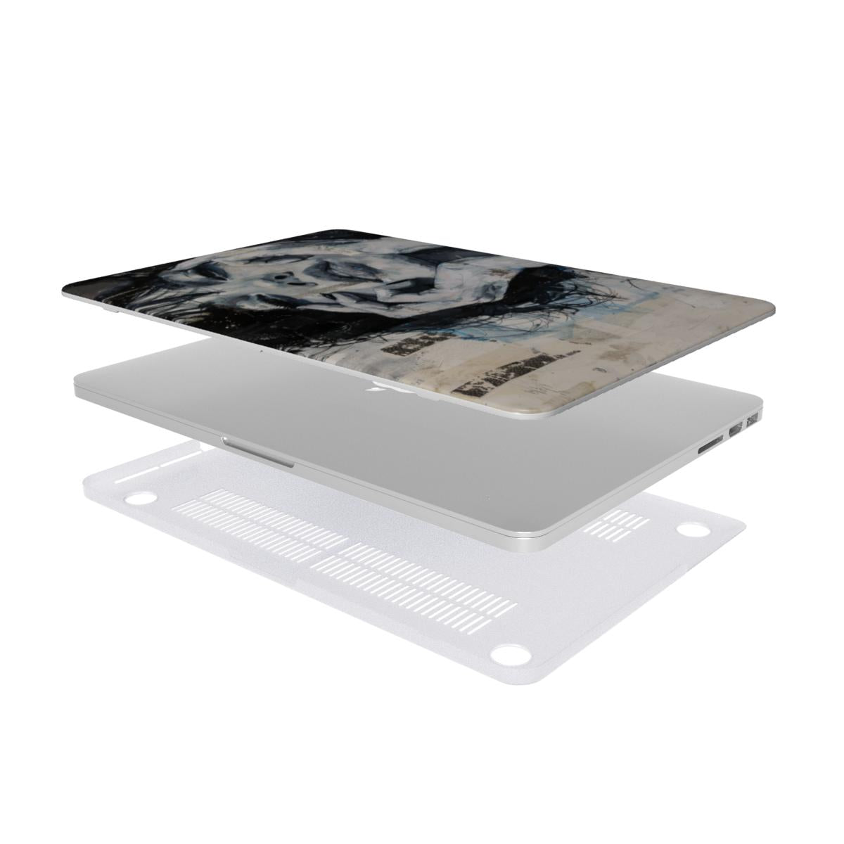 Abstract Portrait MacBook Case