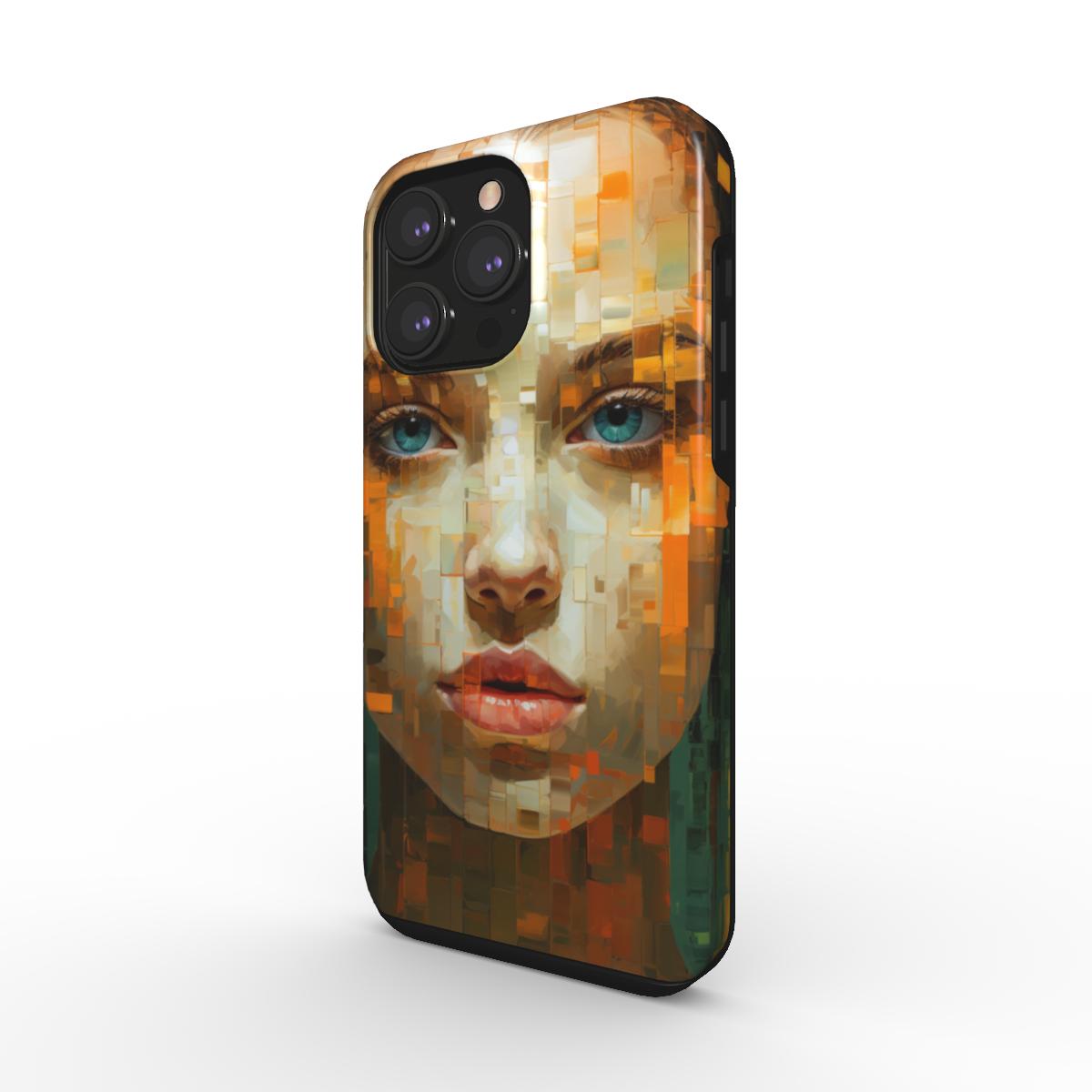 Abstract Portrait iPhone Case (MagSafe)