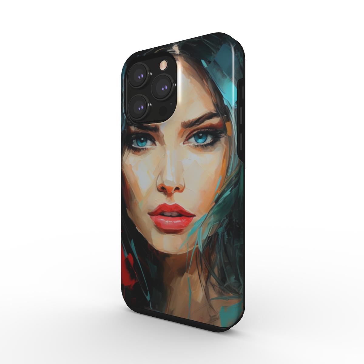 Abstract Portrait iPhone Case (MagSafe)