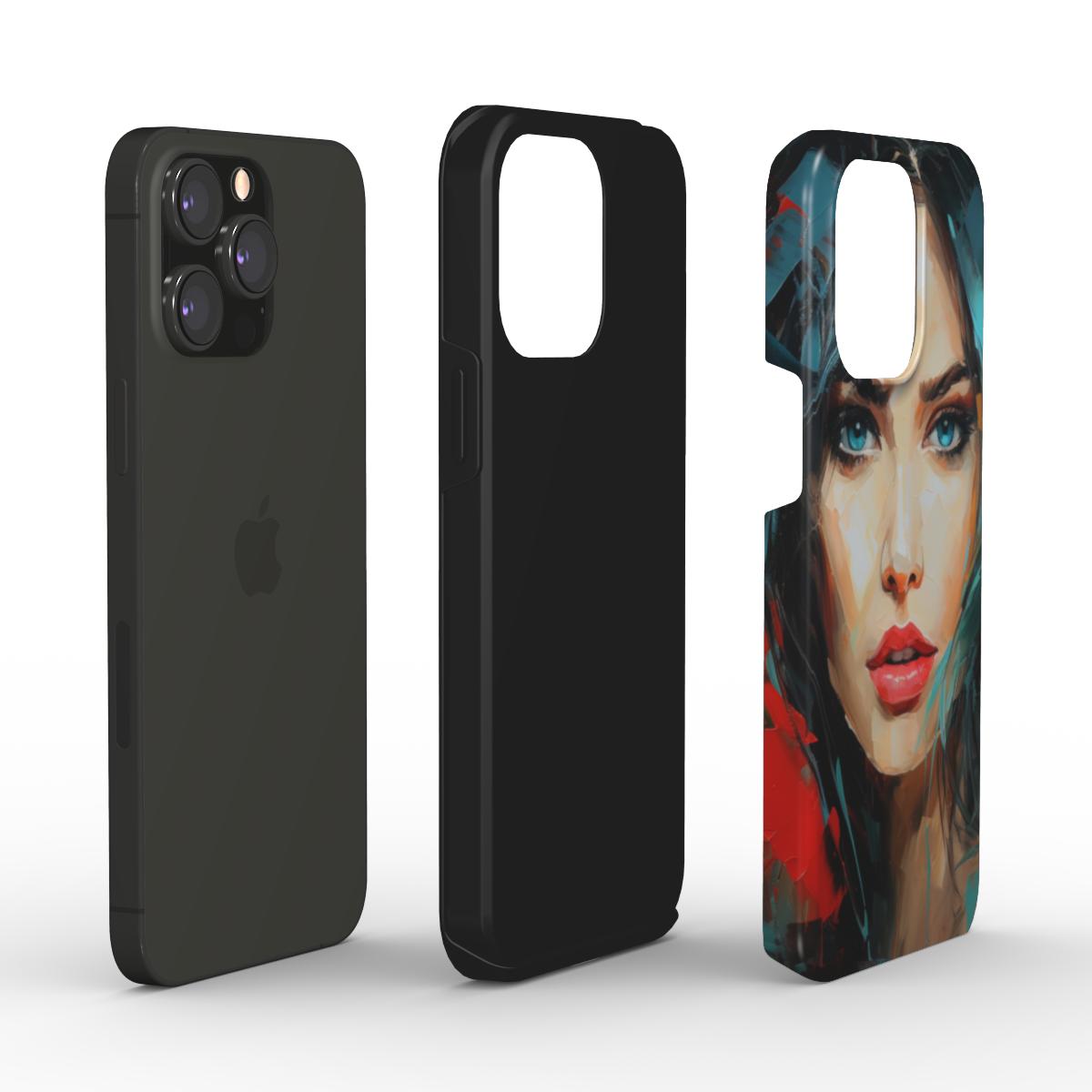 Abstract Portrait iPhone Case (MagSafe)