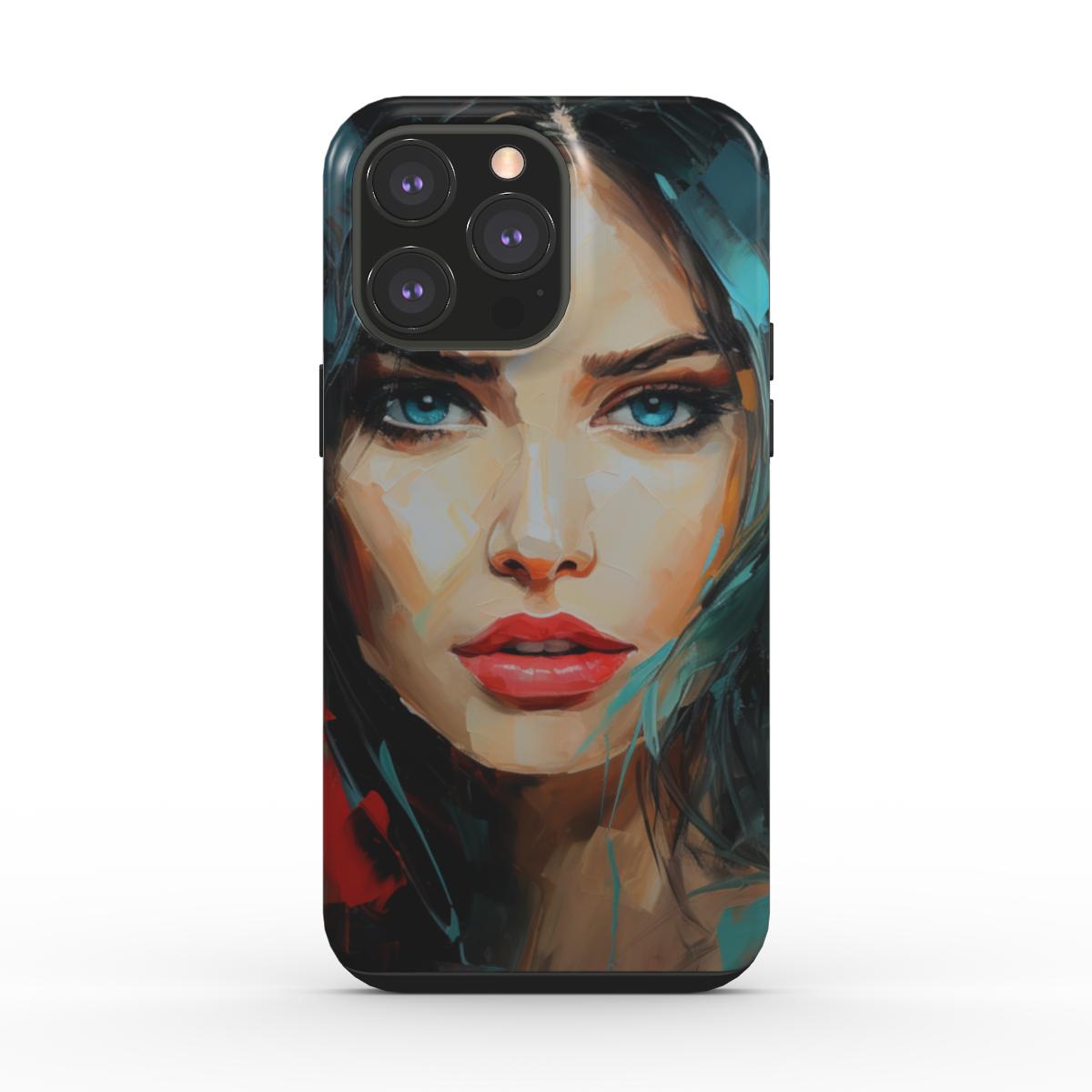 Abstract Portrait iPhone Case (MagSafe)