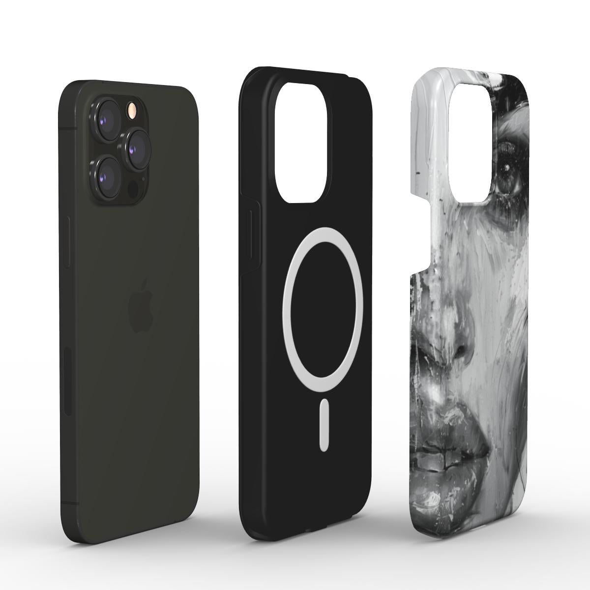 Abstract Portrait iPhone Case (MagSafe)