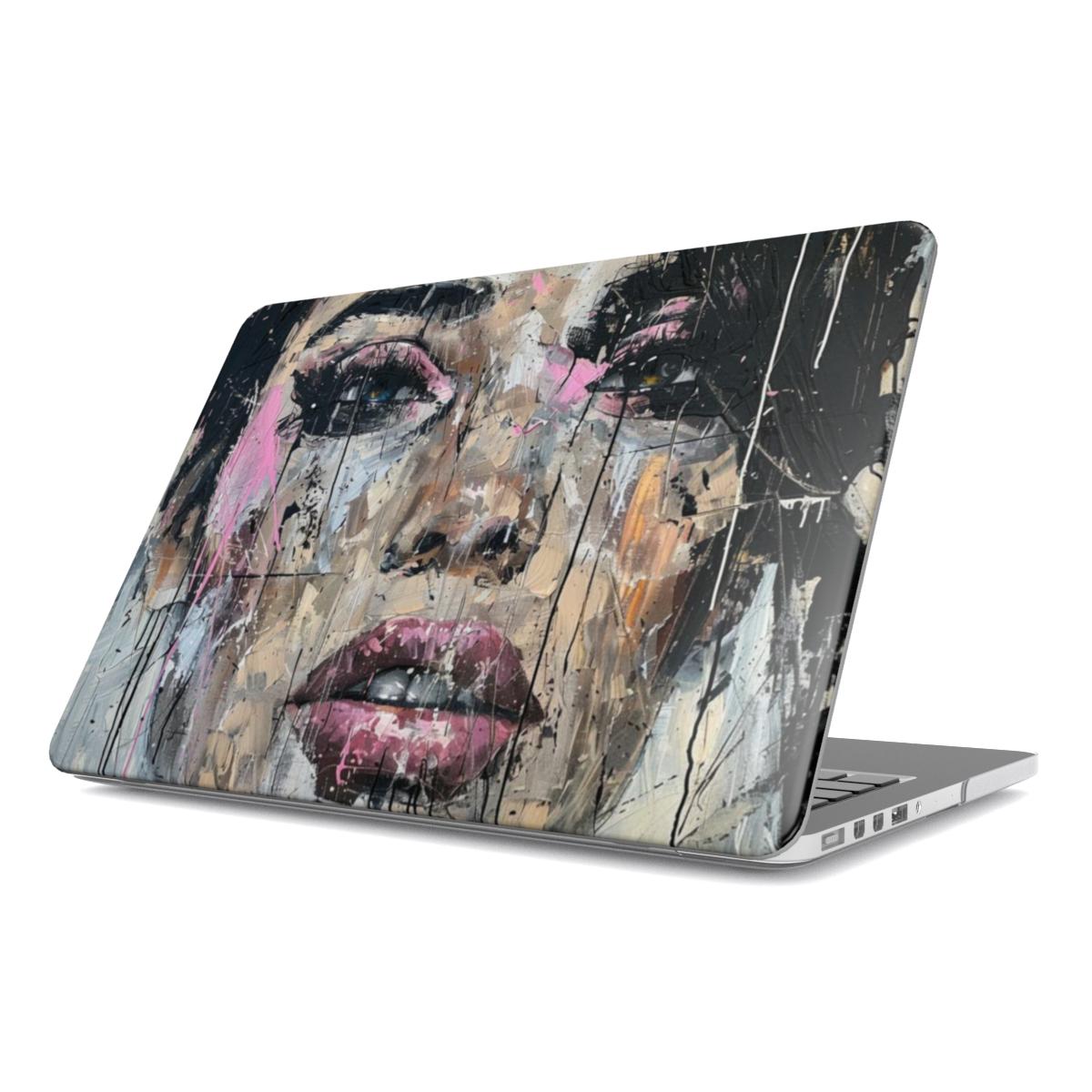 Abstract Portrait MacBook Case