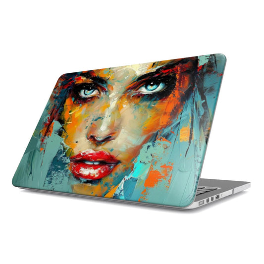 Abstract Portrait MacBook Case