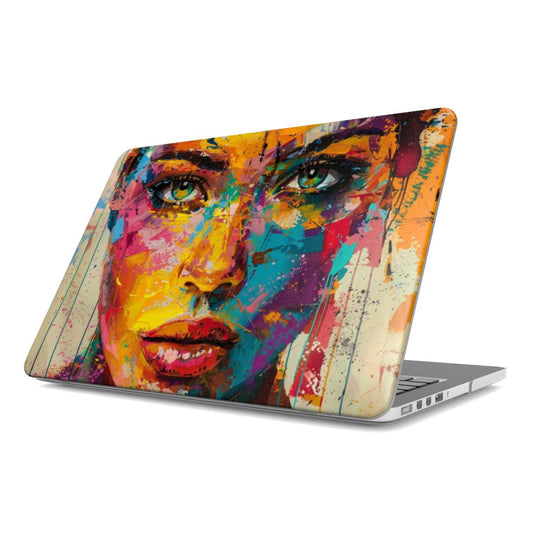 Abstract Portrait MacBook Case