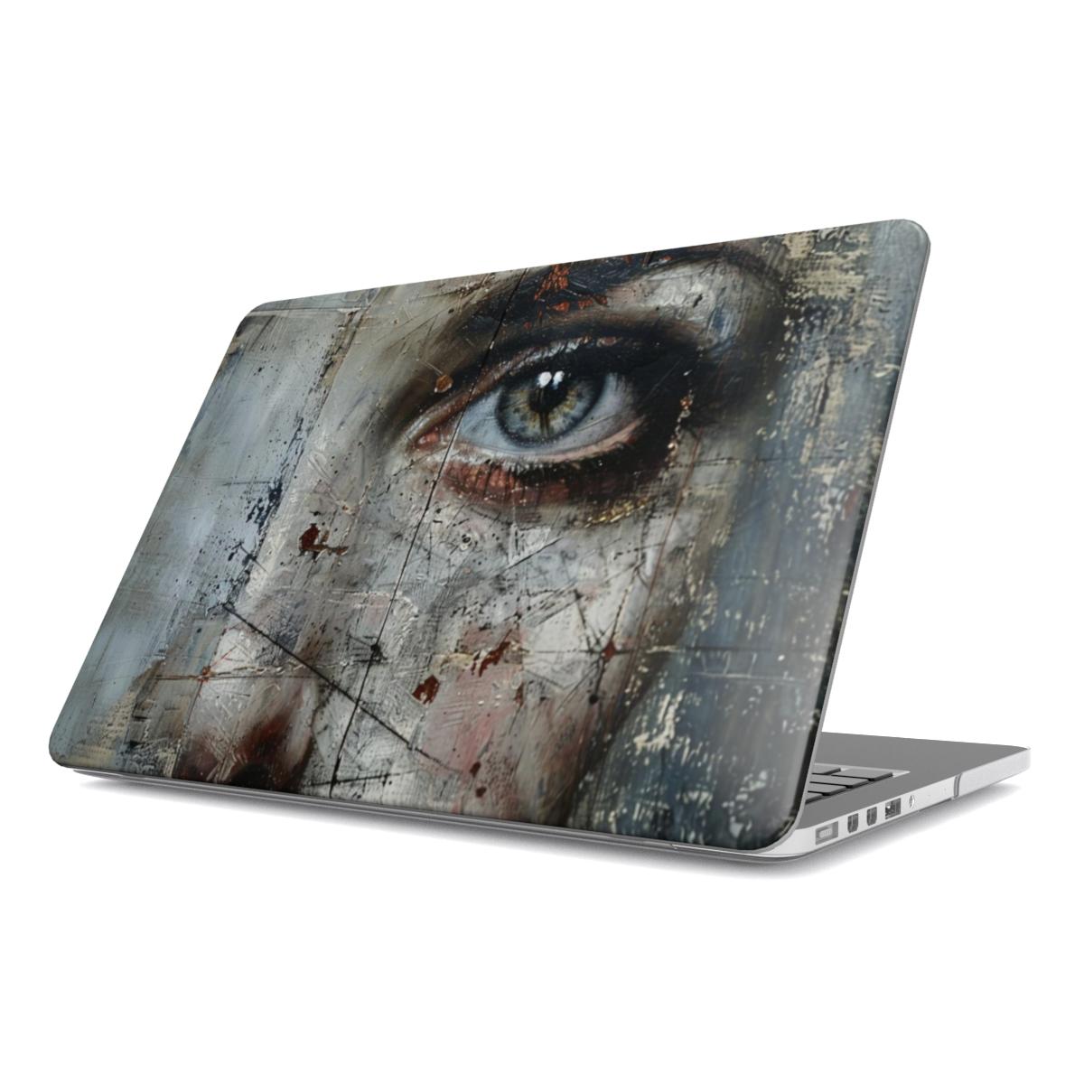 Abstract Portrait MacBook Case