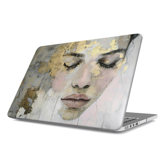 Abstract Portrait MacBook Case