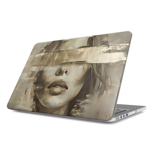 Abstract Portrait MacBook Case