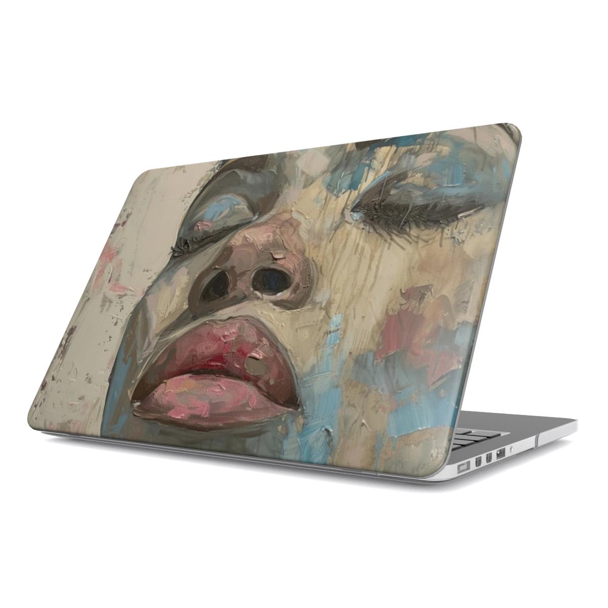 Abstract Portrait MacBook Case