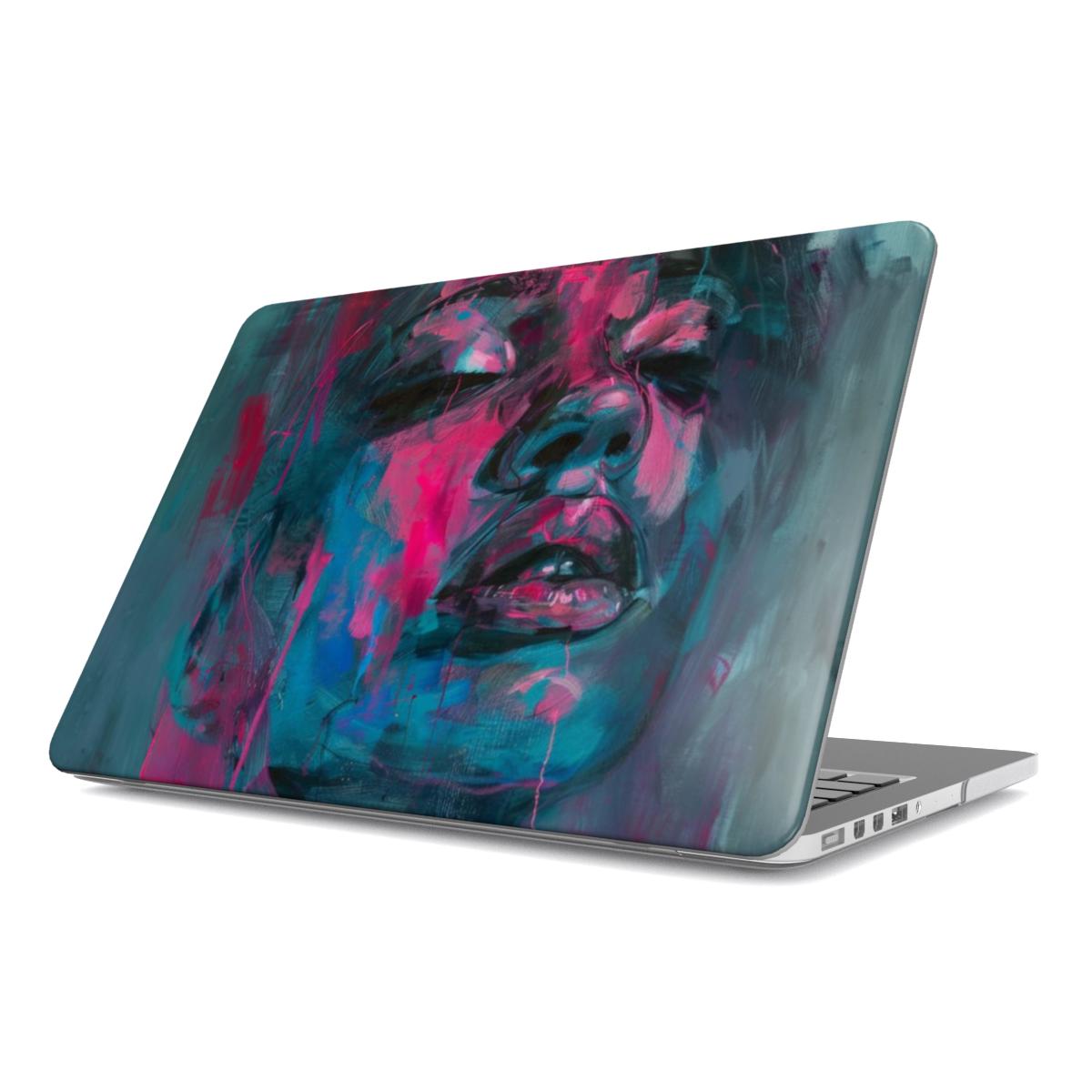 Abstract Portrait MacBook Case