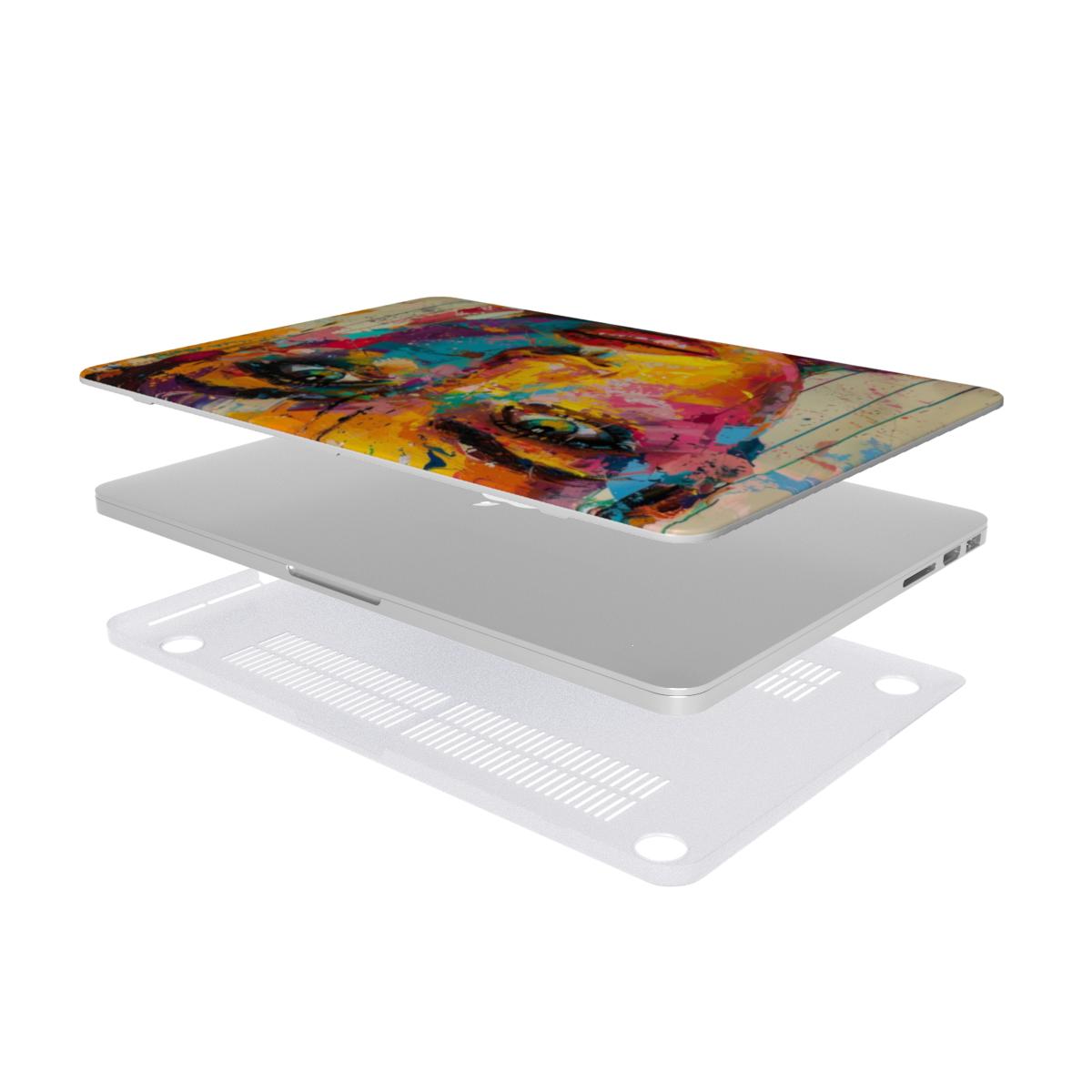 Abstract Portrait MacBook Case