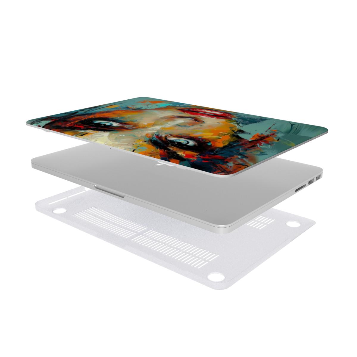 Abstract Portrait MacBook Case