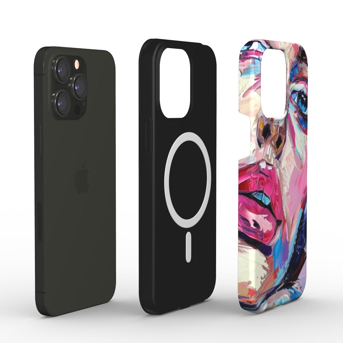 Abstract Portrait iPhone Case (MagSafe)